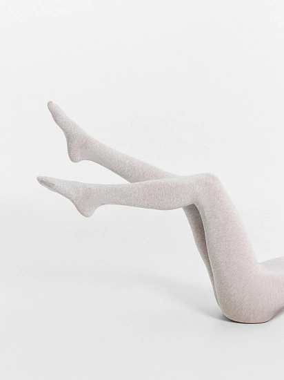 картинка Колготки женские в цвете светло-серый меланж  от магазина стильной одежды Mark Formelle