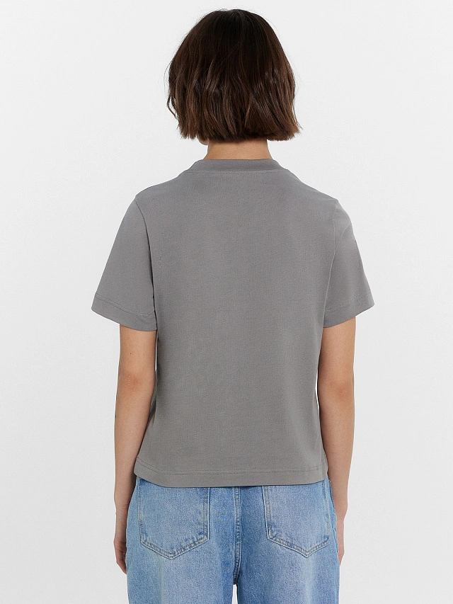 Футболка женская серая - 2