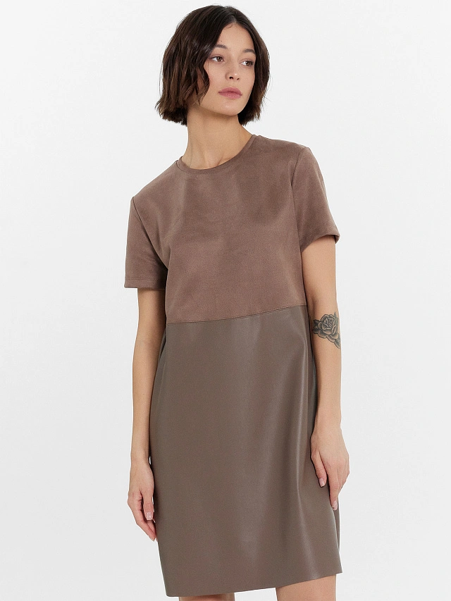 Платье женское бежевое - 3