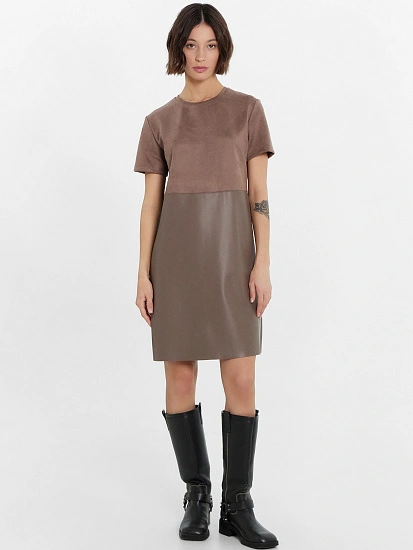 картинка Платье женское бежевое от магазина стильной одежды Mark Formelle