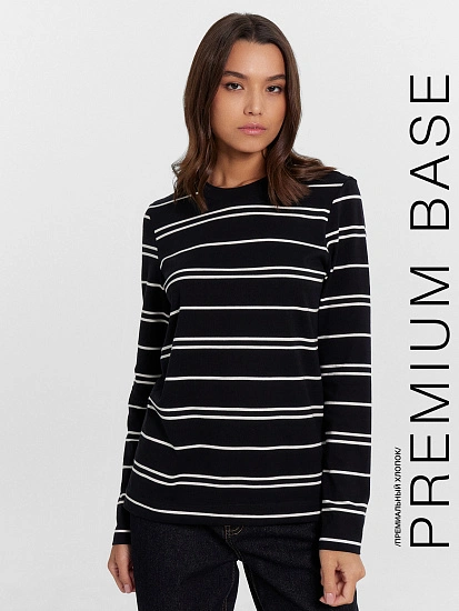 картинка Джемпер женский в полоску  от магазина стильной одежды Mark Formelle