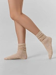 Носки женские бежевые высокие