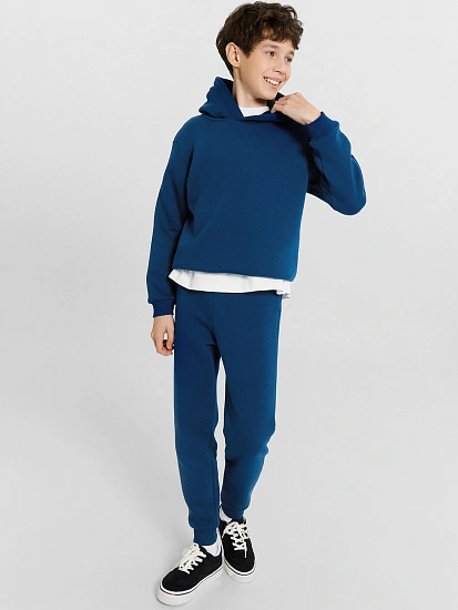 картинка Спортивный костюм для мальчиков синий от магазина одежды для мальчиков от бренда Mark Formelle