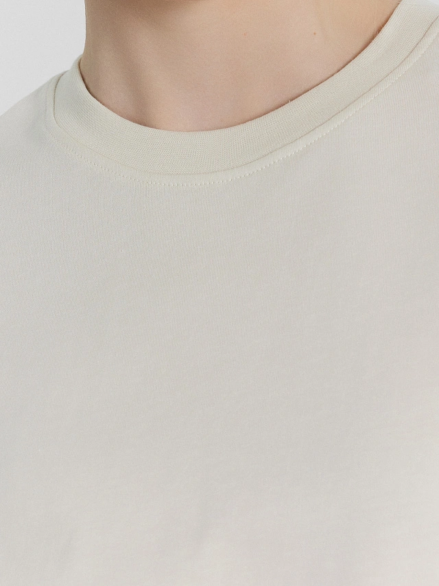 Футболка женская бежевая - 4