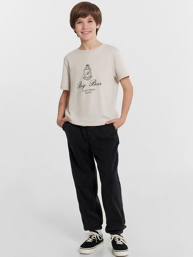 Брюки для мальчиков черные - 3