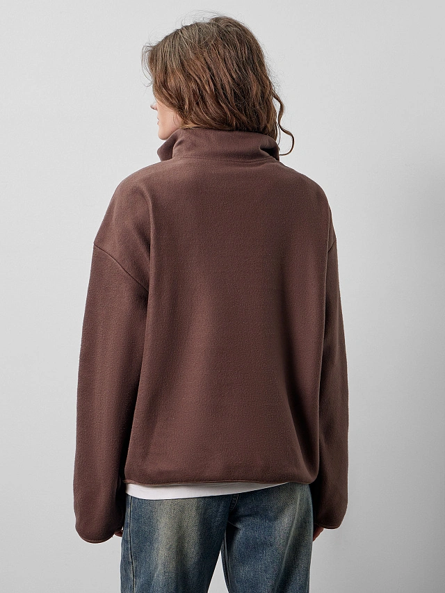 Толстовка женская коричневая - 2