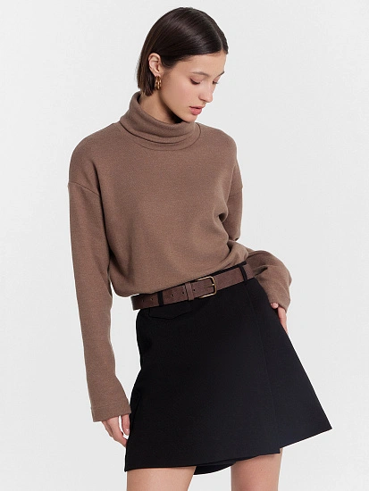 картинка Джемпер женский коричневый  от магазина стильной одежды Mark Formelle