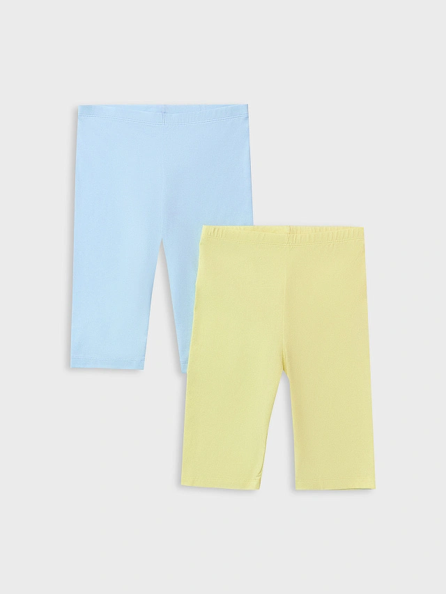 Шорты велосипедки для девочек в наборе, 2 шт - 6