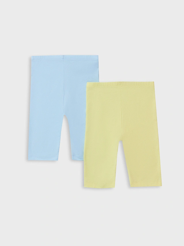 Шорты велосипедки для девочек в наборе, 2 шт - 7