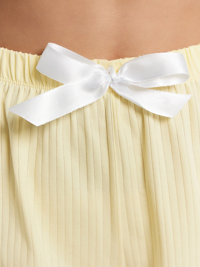 Пижама женская желтая - 7