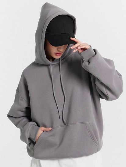 картинка Худи женское серое от магазина стильной одежды Mark Formelle