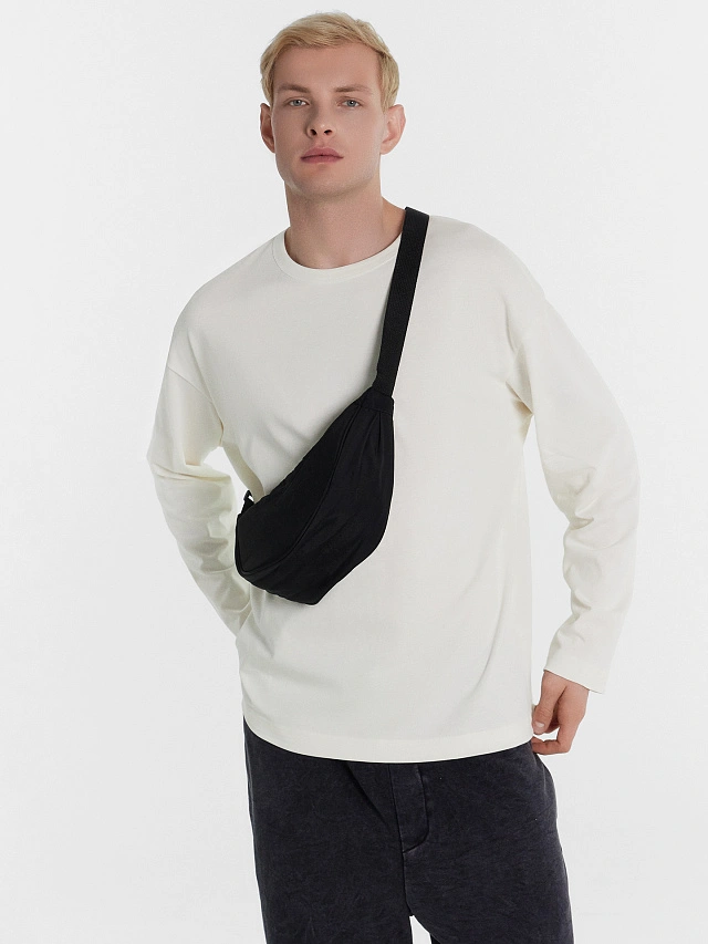 Лонгслив мужской белый - 6