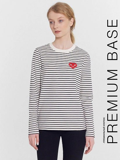 картинка Джемпер женский в полоску  от магазина стильной одежды Mark Formelle