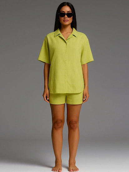 картинка КОМПЛЕКТ ЖЕНСКИЙ (ЖАКЕТ, ШОРТЫ) от магазина стильной одежды Mark Formelle