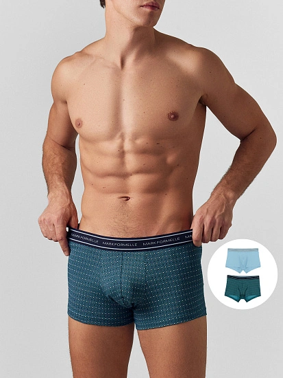 картинка Трусы боксеры мужские в наборе, 2 шт от магазина мужской одежды Mark Formelle