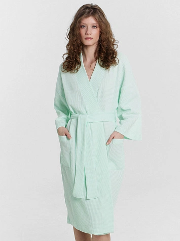 Халат женский мятный