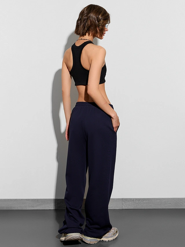 Брюки женские синие - 6