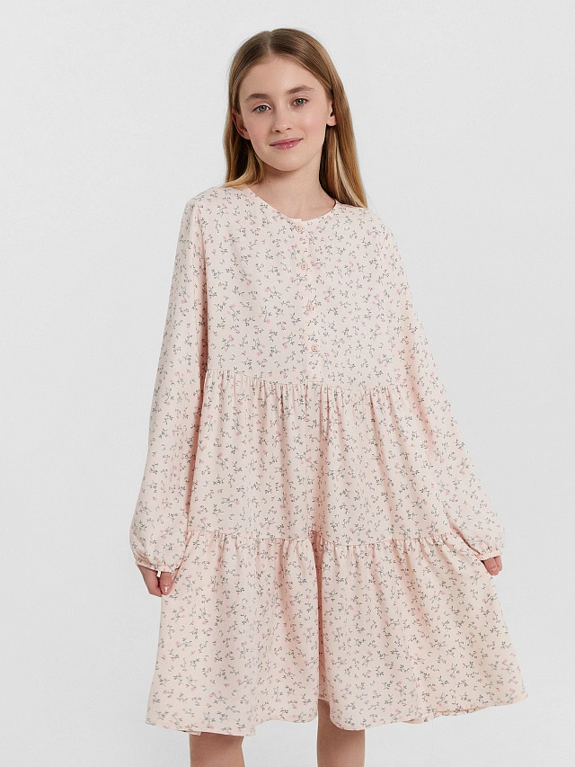 Платье для девочек розовое - 4