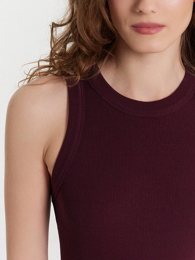 Топ женский бордовый - 4