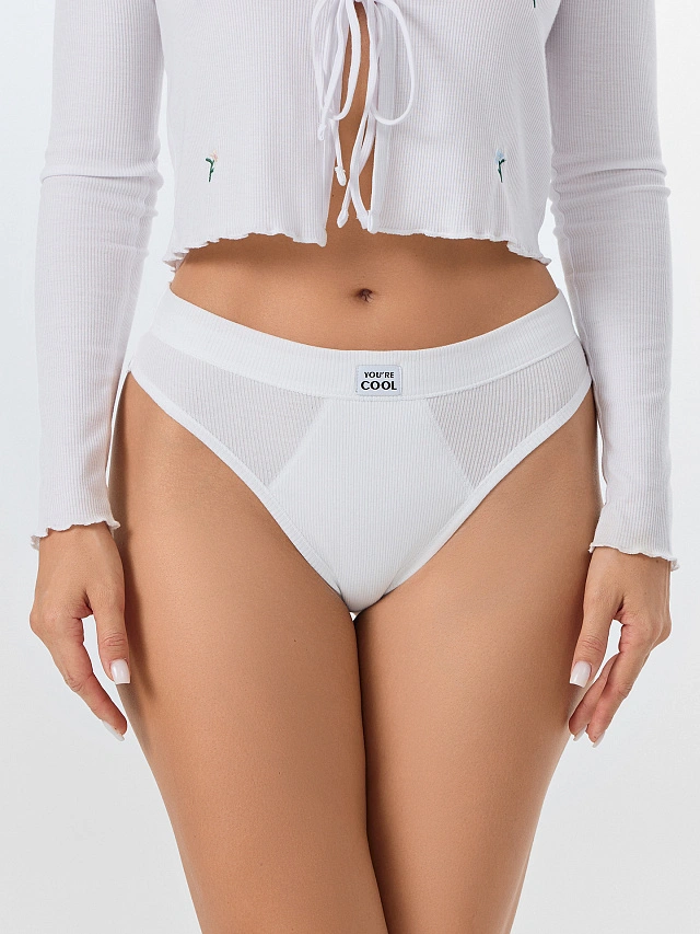 Трусы бразилиана женские в наборе, 3 шт - 4