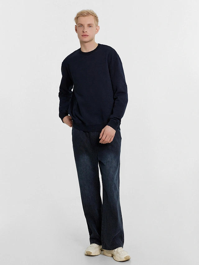 Джемпер мужской синий - 3