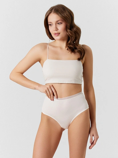 картинка Трусы макси женские кремовые  от магазина стильной одежды Mark Formelle