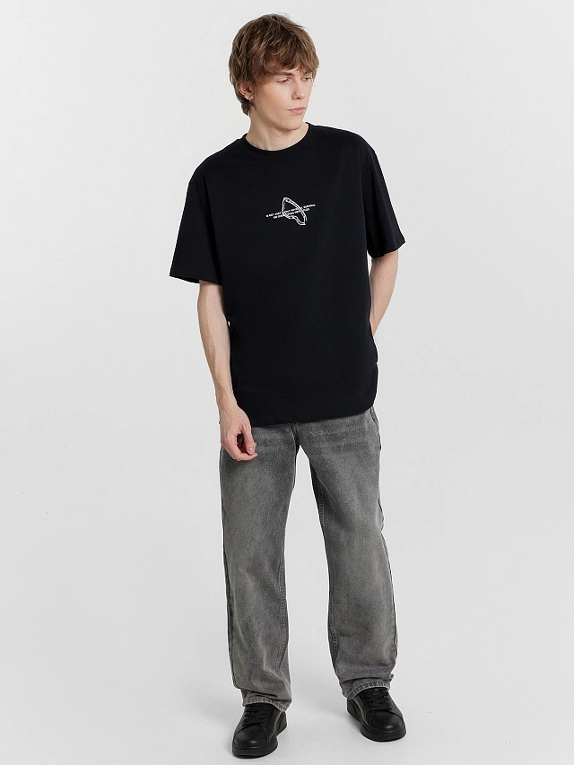 Джинсы мужские серые - 5