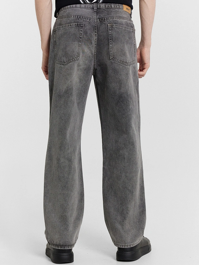 Джинсы мужские серые - 6