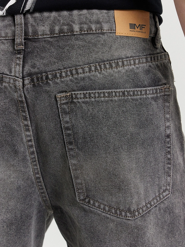 Джинсы мужские серые - 8