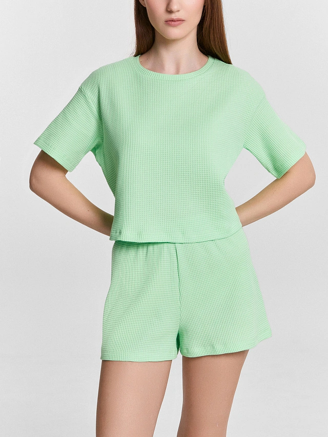 КОМПЛЕКТ ЖЕНСКИЙ (ФУТБОЛКА, ШОРТЫ) - 8