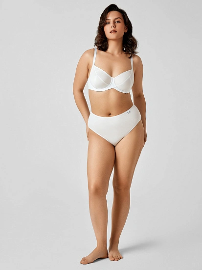 картинка Трусы макси женские белые  от магазина стильной одежды Mark Formelle