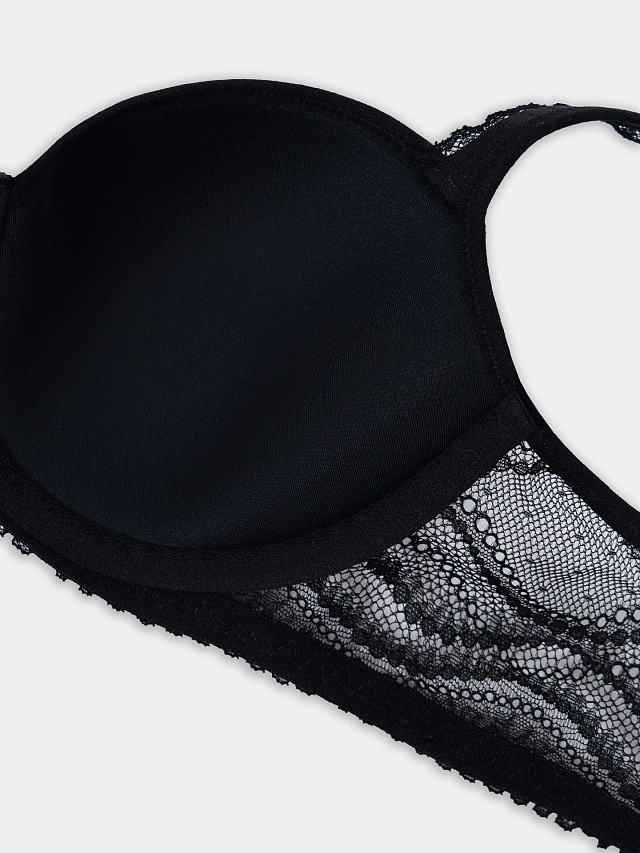 Бюстгальтер макси женский черный - 8