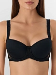 Бюстгальтер макси женский черный