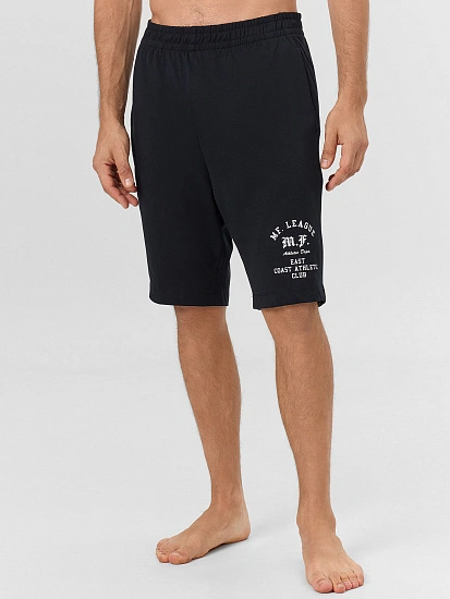 картинка Шорты домашние мужские черные  от магазина мужской одежды Mark Formelle