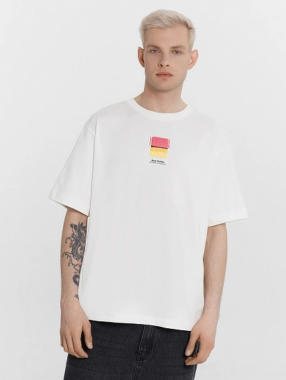 картинка Футболка мужская белая с принтом Mark Rothko от магазина мужской одежды Mark Formelle