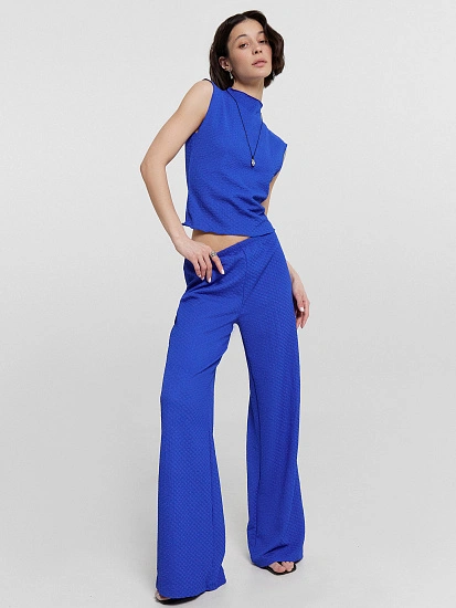 картинка Брюки женские синие от магазина стильной одежды Mark Formelle