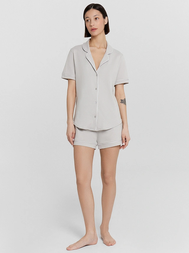 Комплект домашний женский серый - 2