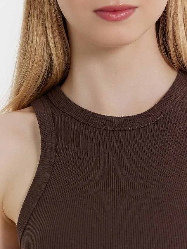 Топ женский коричневый - 4