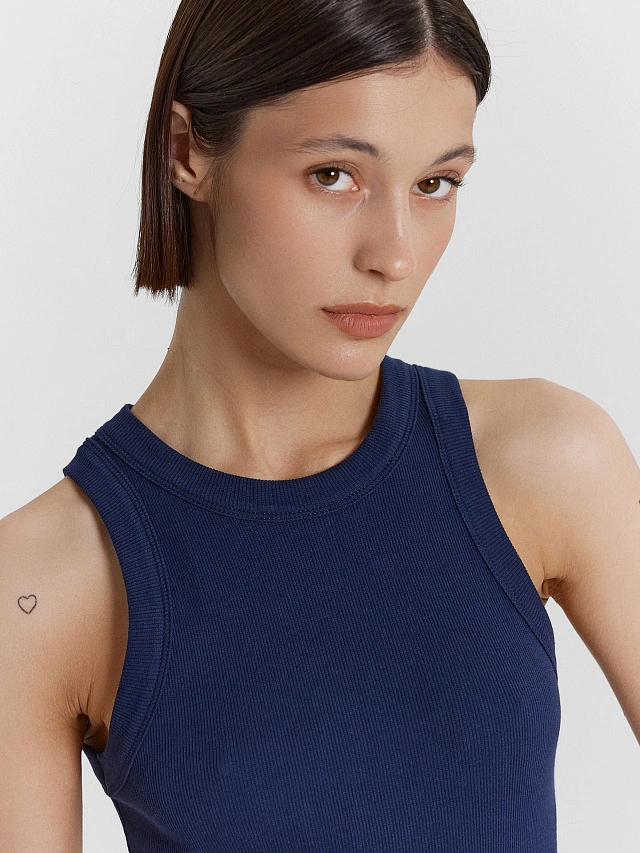 Топ женский синий - 4