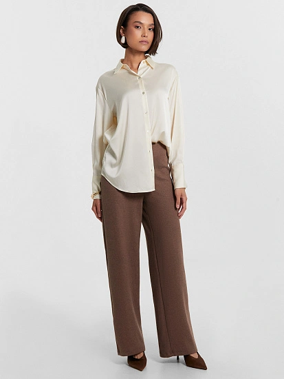 картинка Брюки женские коричневые  от магазина стильной одежды Mark Formelle