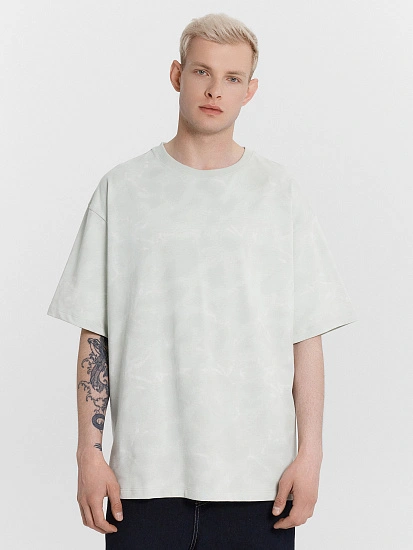 картинка Футболка мужская кремовая  от магазина мужской одежды Mark Formelle