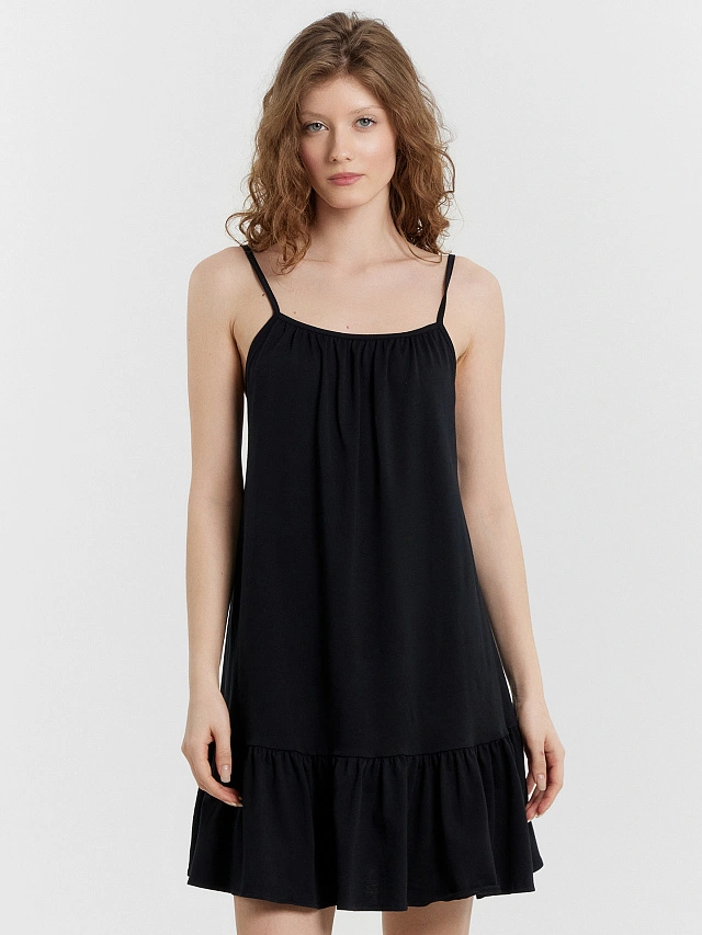 Сарафан женский черный - 2