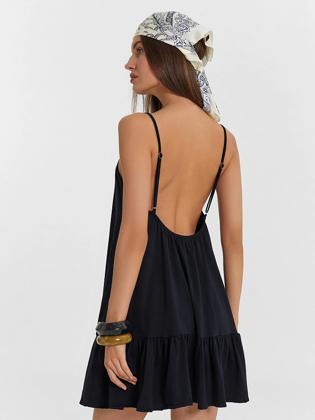 Сарафан женский черный - 7