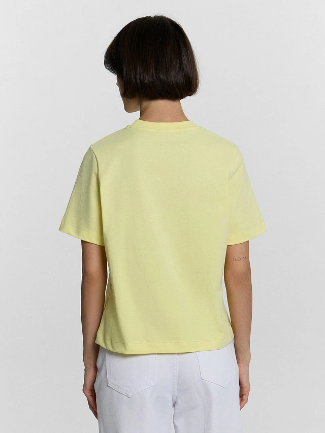 Футболка женская желтая - 2