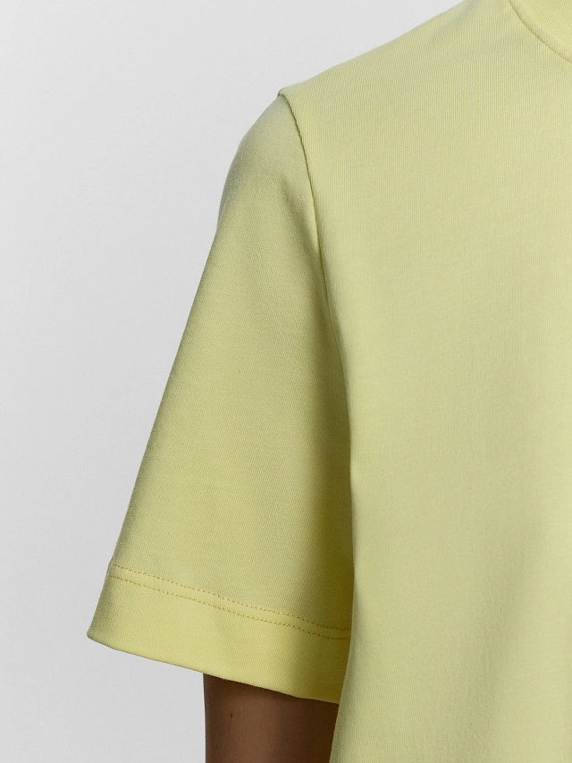 Футболка женская желтая - 5