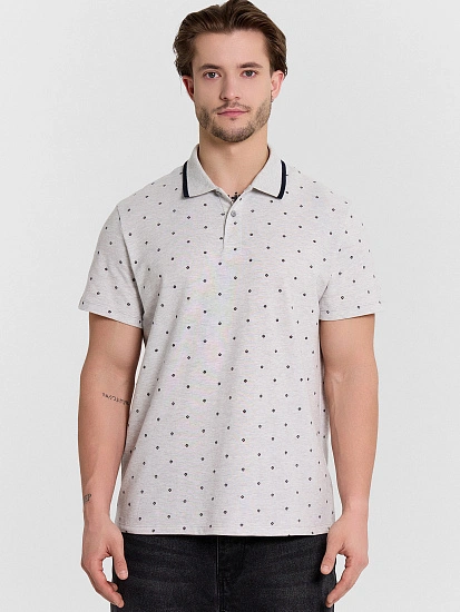 картинка Поло мужское серое от магазина мужской одежды Mark Formelle
