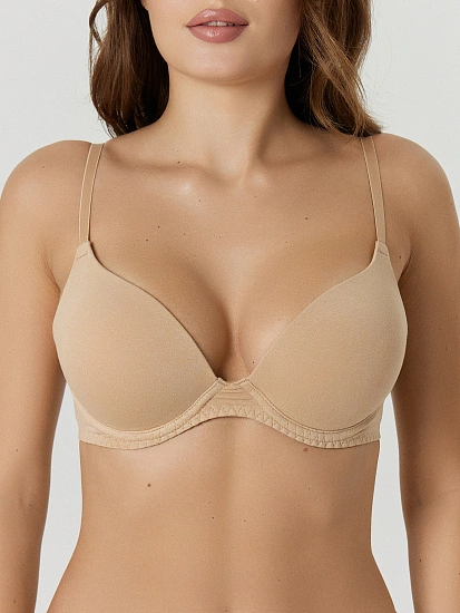 картинка Бюстгальтер женский бежевый  от магазина стильной одежды Mark Formelle