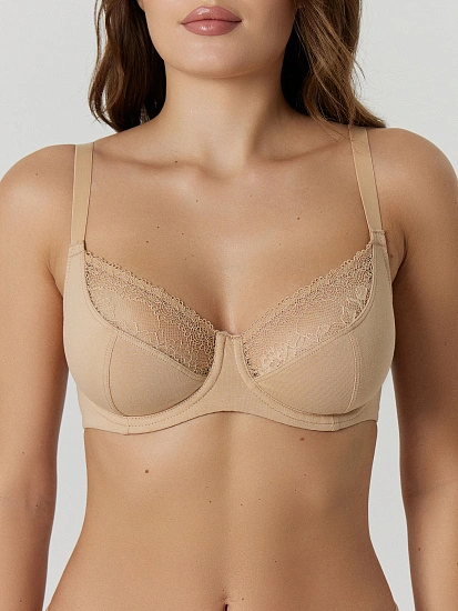 картинка Бюстгальтер женский бежевый  от магазина стильной одежды Mark Formelle