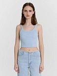 Топ женский голубой
