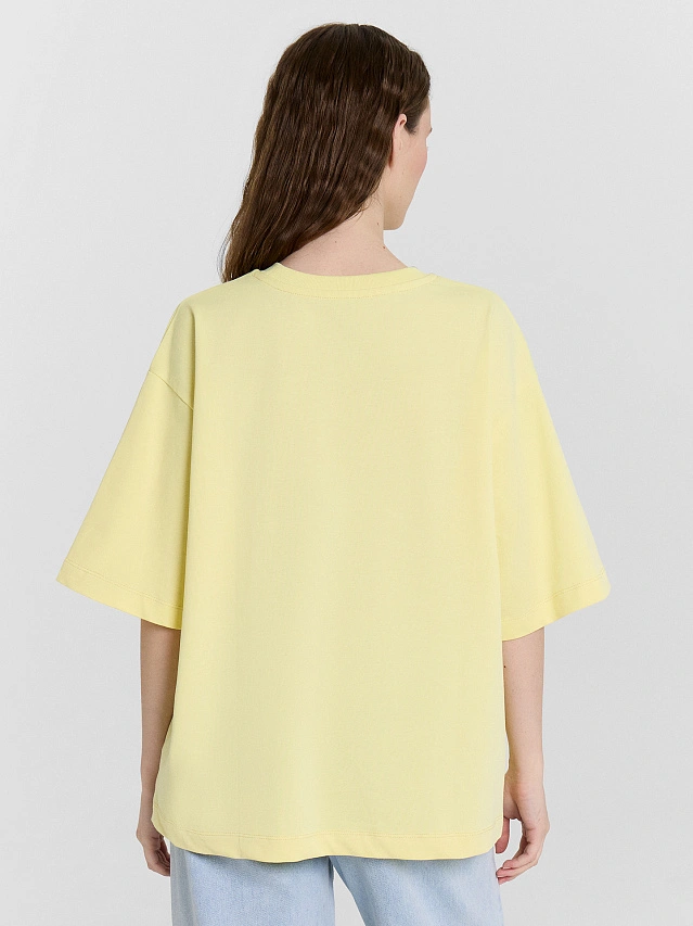 Футболка женская желтая - 2